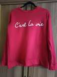 Bluza czerwona z napisem