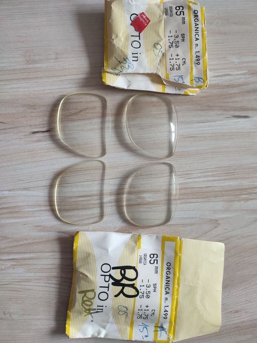 Szkła do okularów Organica Opto