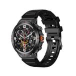 Смарт-годинник у круглому корпусі W&O IWO X22 IP68 Black