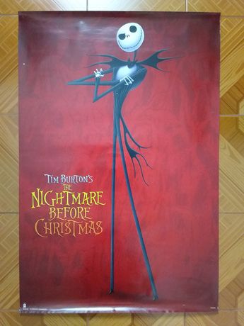 Poster Jack Skellington do Nightmare Before Christmas Tim Burton