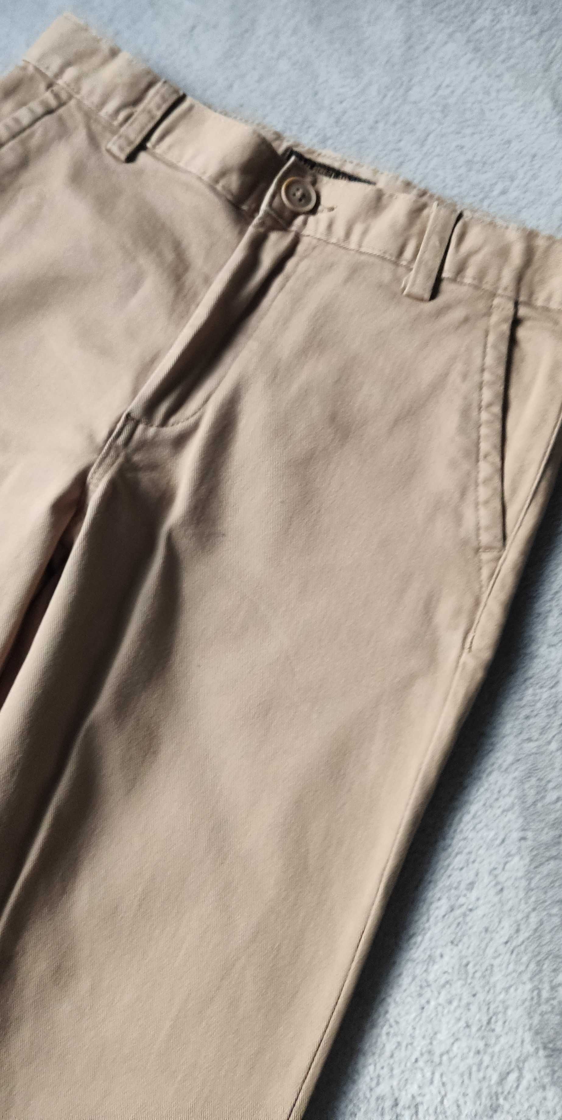 Spodnie H&M chłopięce CHINOS r. 134 beżowe NOWE