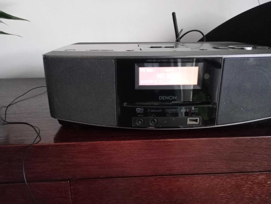 Amplituner z CD radio internetowe Denon S 52 z oryginalnym pilotem