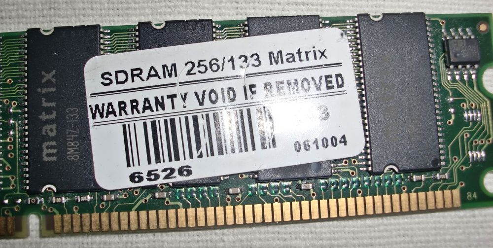 Memória SDRAM 256/133