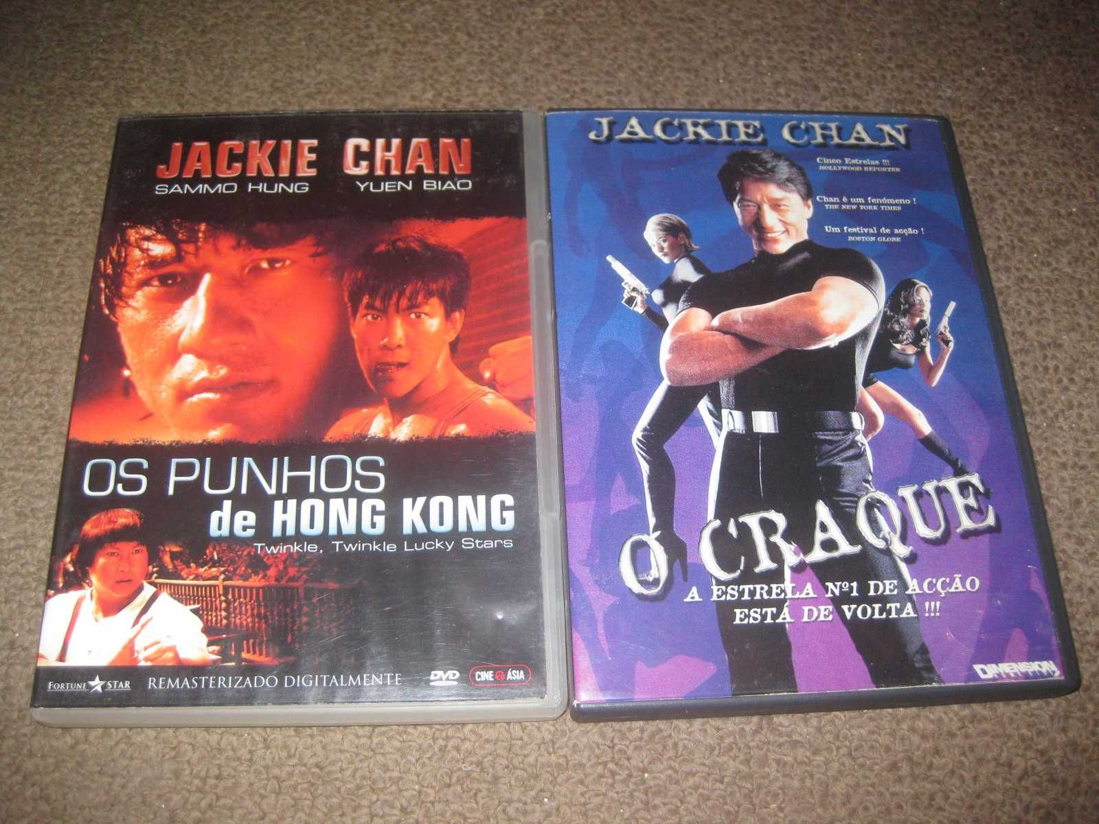 2 Filmes em DVD com Jackie Chan/Raros!