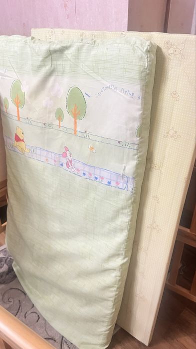 Дитяче ліжечко + матрас + постіль