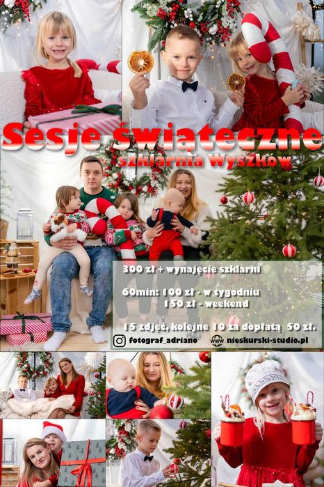 Sesje Świąteczne - Szklarnia Wyszków