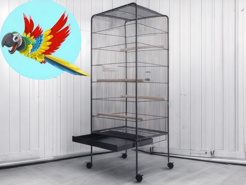 MEGA duża klatka woliera dla ptaków egzotycznych papug