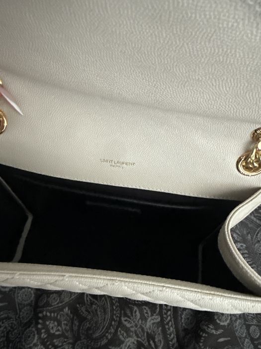 Torebka Ysl zlamana biel