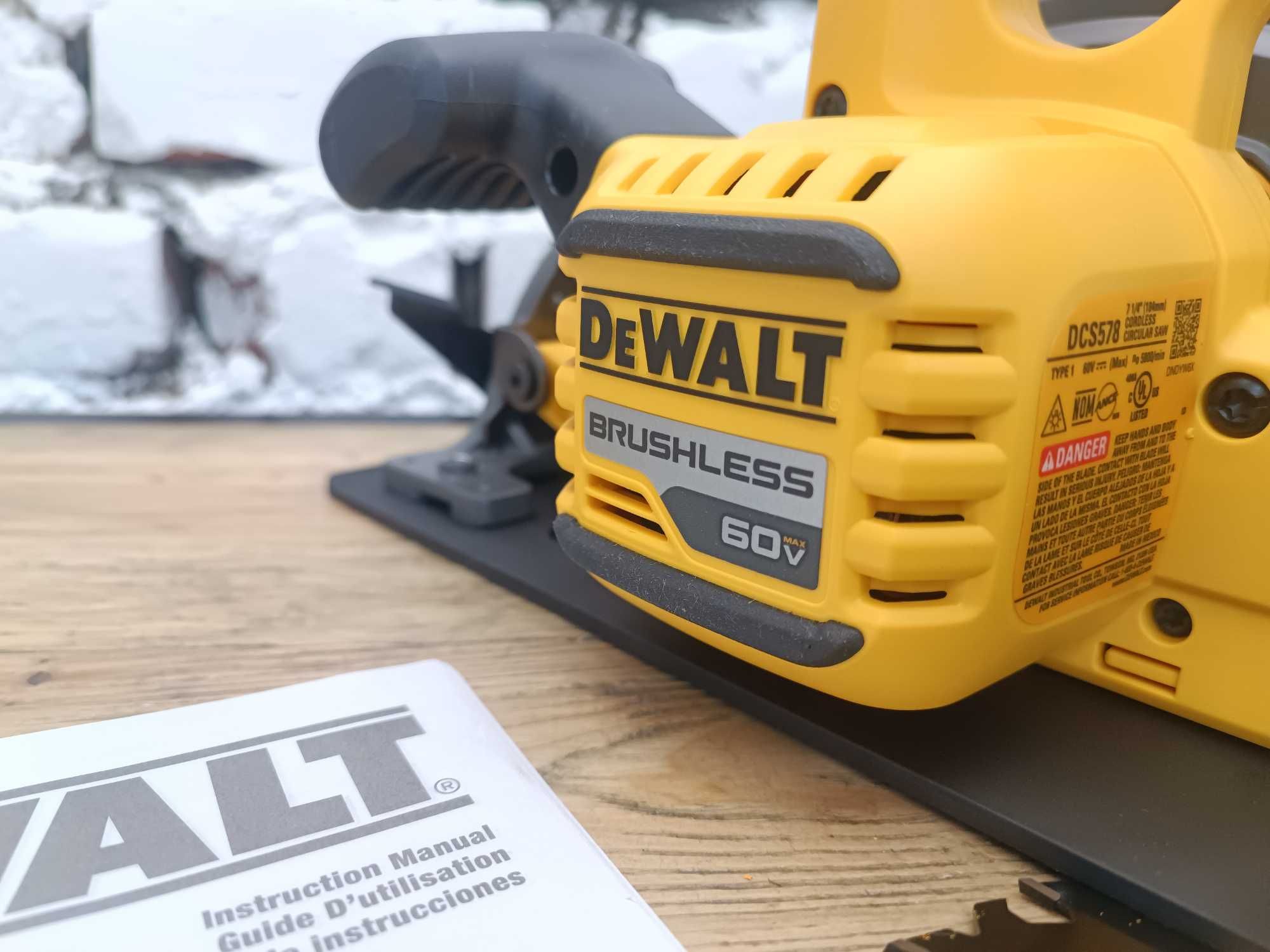 Циркулярна пила паркетка DeWALT FLEXVOLT 60v DCS578 з США Оригінал