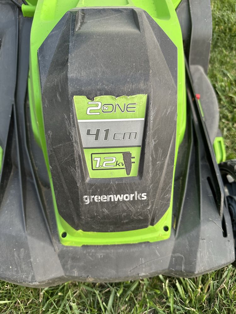 Газонокосарка електична Greenworks GLM1241 ( 41 см 1200W )