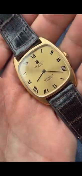 Universal Genève Gilt Shadow automático 35 mm