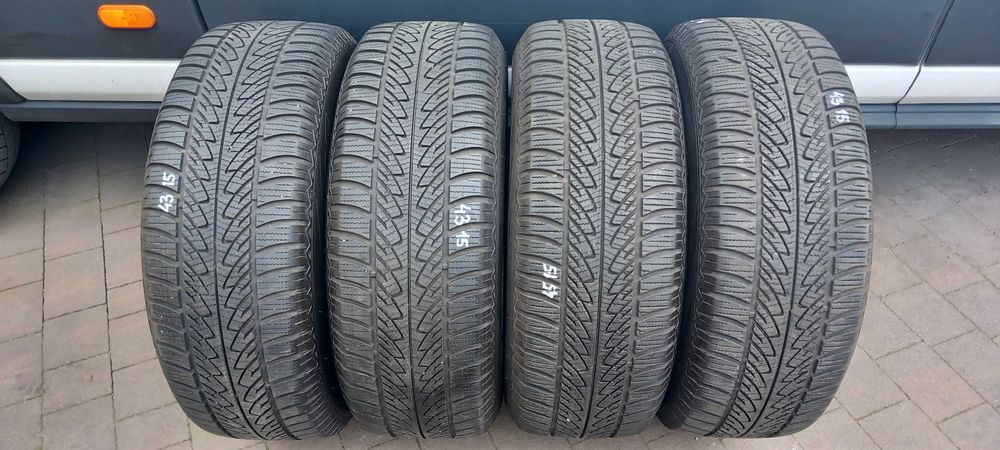 Koła zima AUDI Q7 4M , 8x18, 5x112, ET25 , GOODYEAR 255/60R18 M+S, bdb