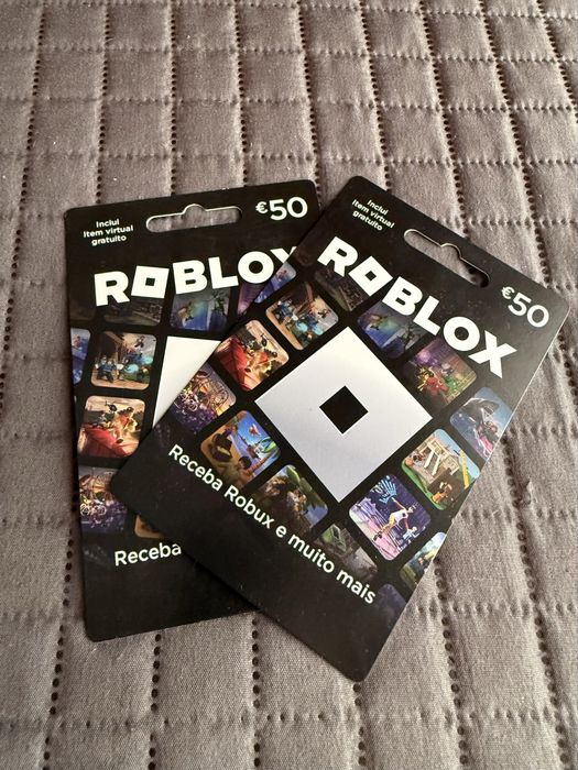 Cartões oferta Roblox