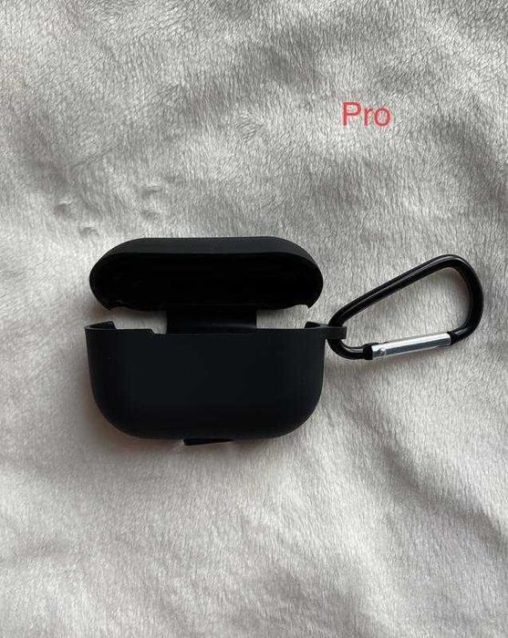 Новый чехол на airpods pro чёрный на наушники