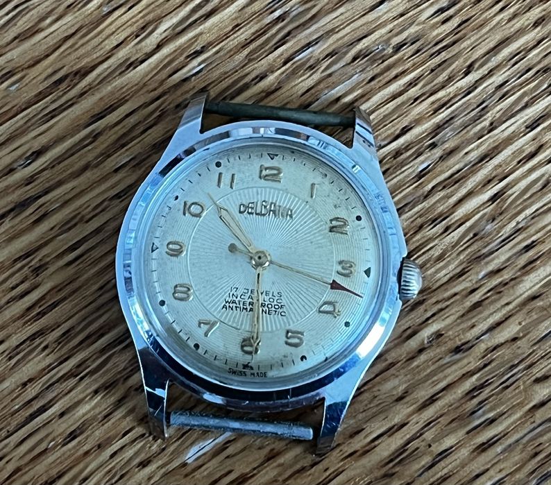 Delbana szwajcarski zegarek 17 jevels