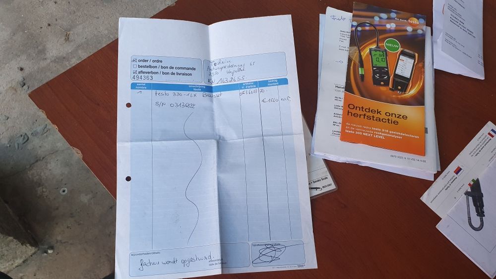 Analizator spalin testo 330 1-XL