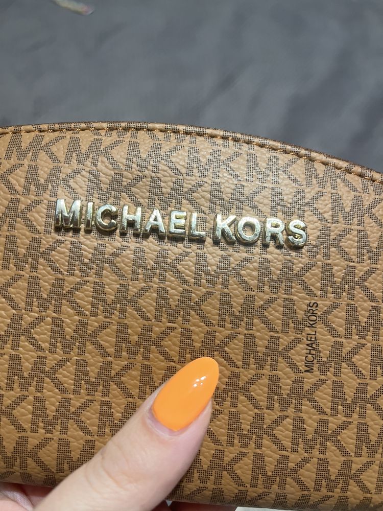 Nowy portfel michael kors beżowo brązowy