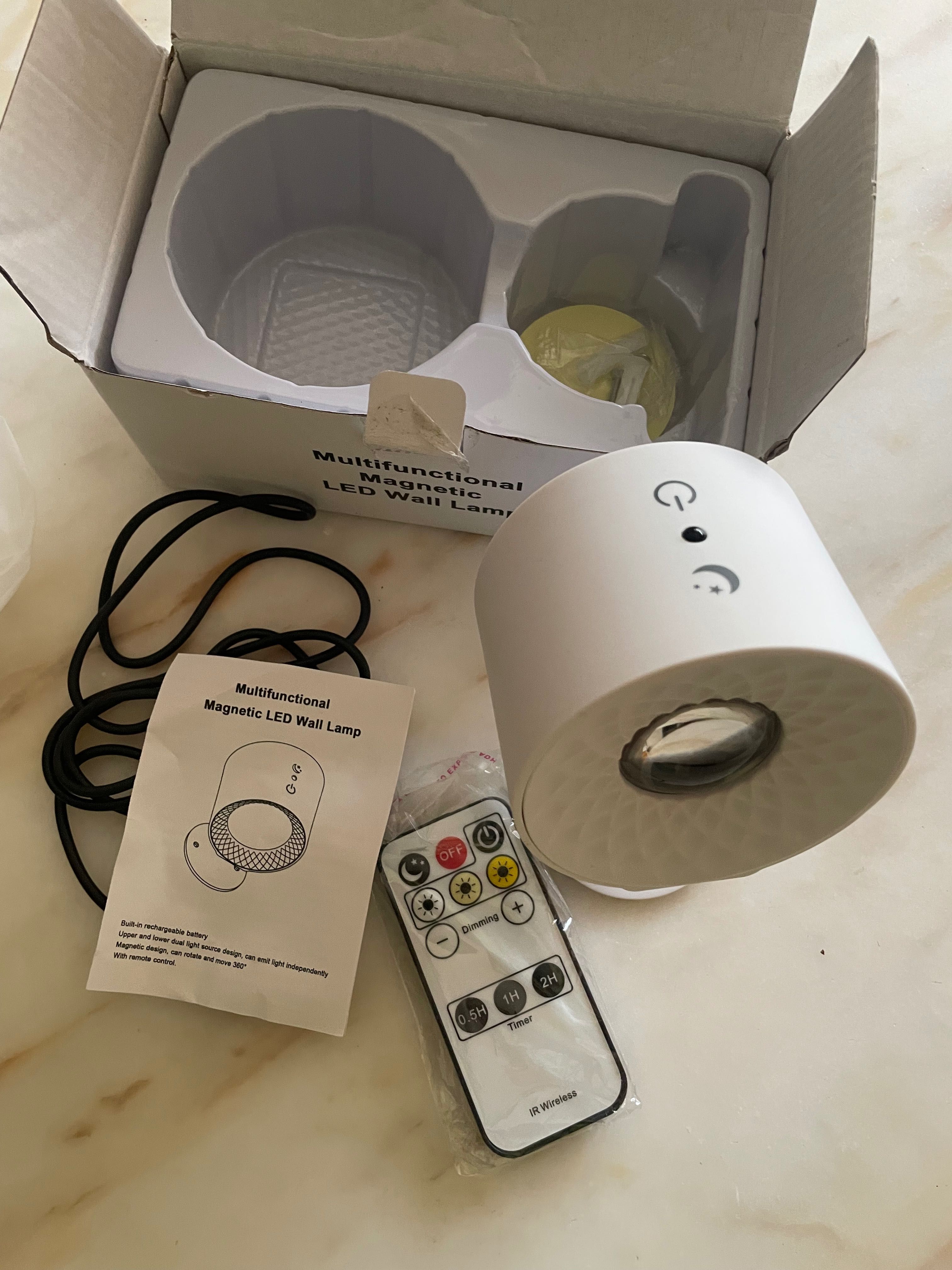 Luz led com comando
