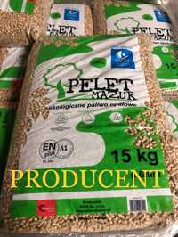 Pellet A1 Drzewny 100% sosna Certyfikowany Pelet z Mazur Producent