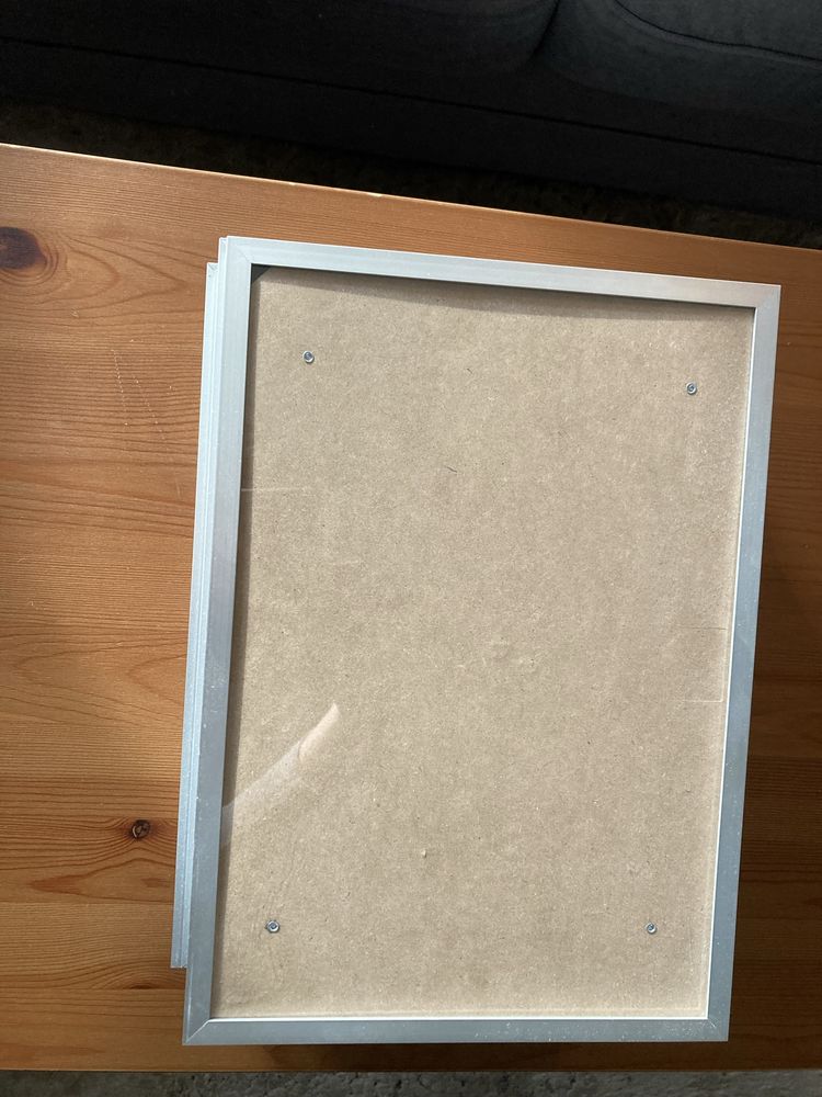 Ramka lomviken ikea aluminiowa srebrna 21x30 6 sztuk