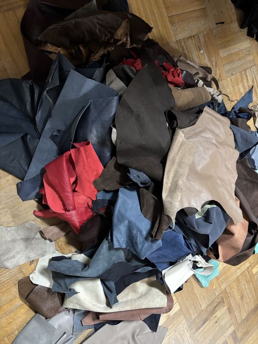 Skóra naturalna , skóra odzieżowa , rękodzieło