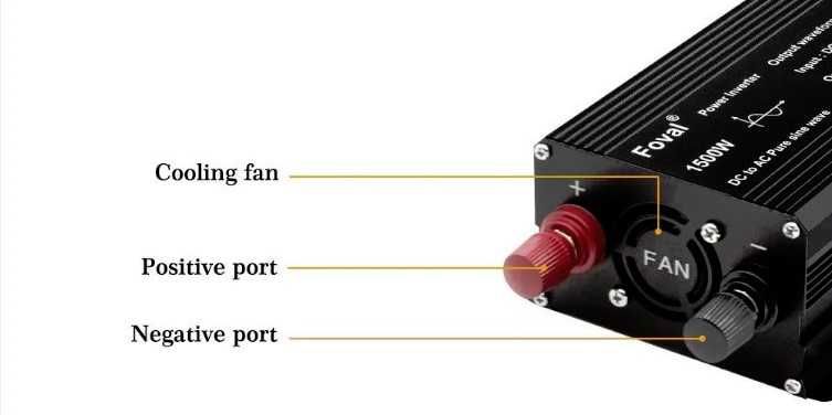 Инвертор (преобразователь) 12в-220в на 1500Вт с чистой синусоидой