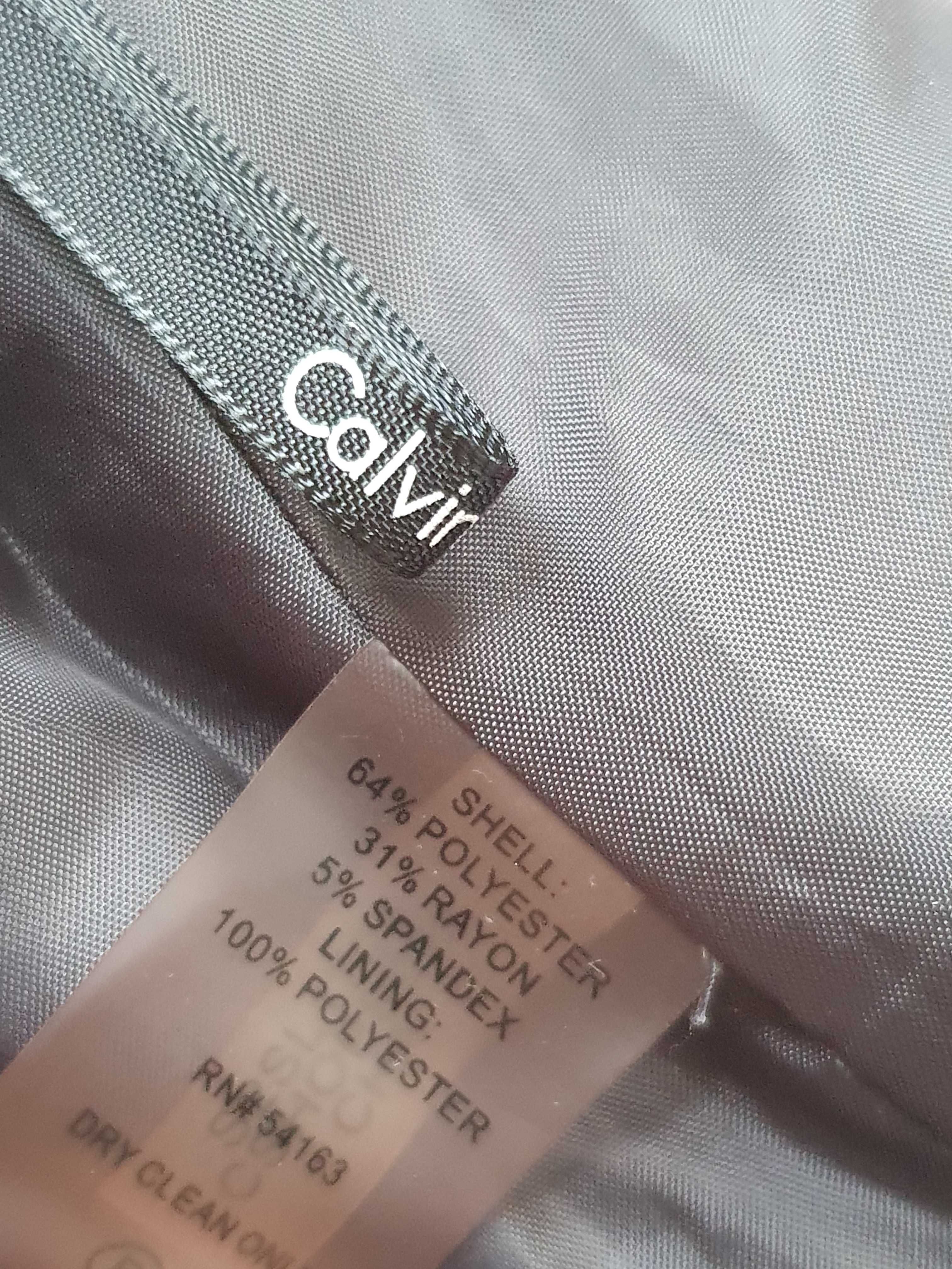 Spódnica ołówkowa szara czarna Calvin Klein rozmiar 36 S