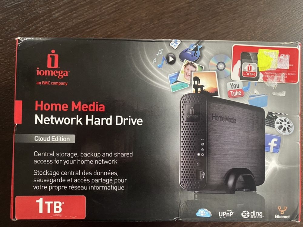 Dysk sieciowy iOmega 1TB