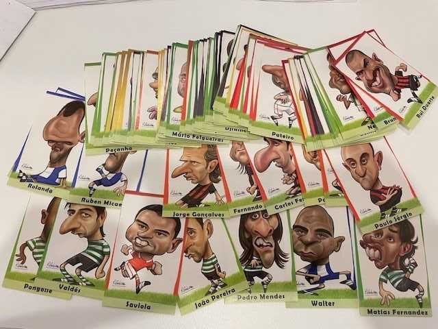 130 Cromos de Futebol - Caricaturas Ricardo Galvão 2010/2011