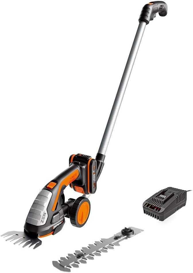 Worx Tesoura de relva e corta-sebes sem fios 20 V WG801E.3