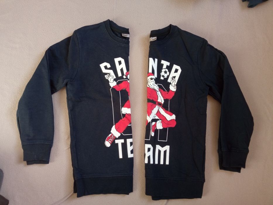 1 lub 2 bluzy z motywem świątecznym dla bliźniaków