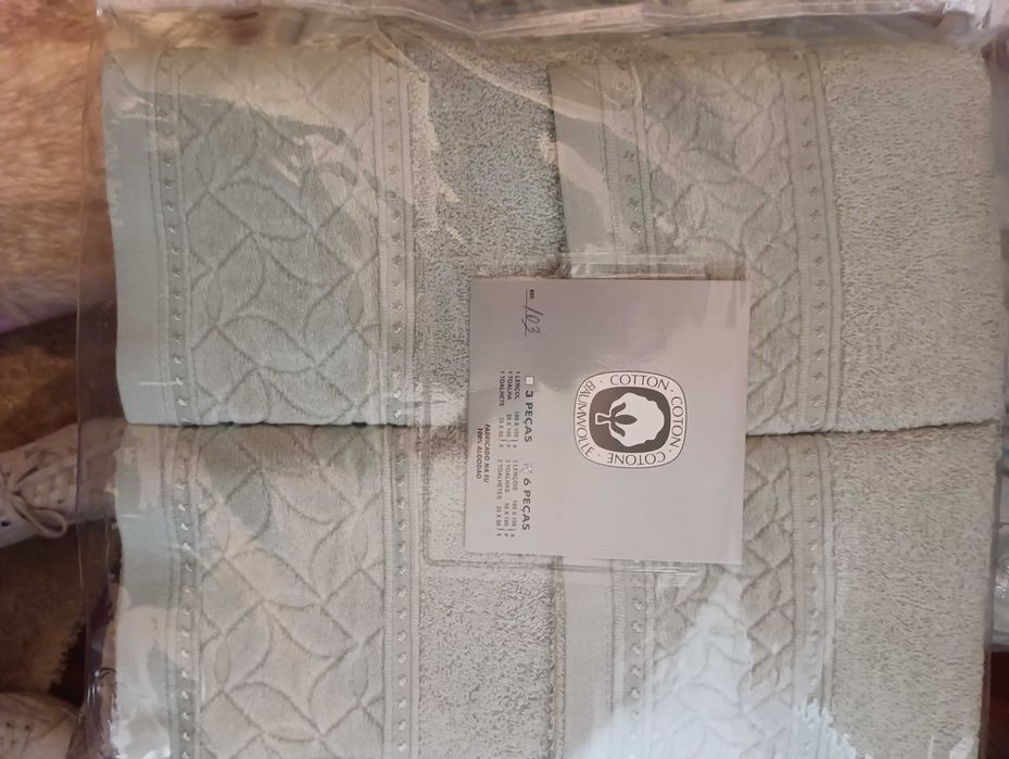 Conjunto de toalhas de banho