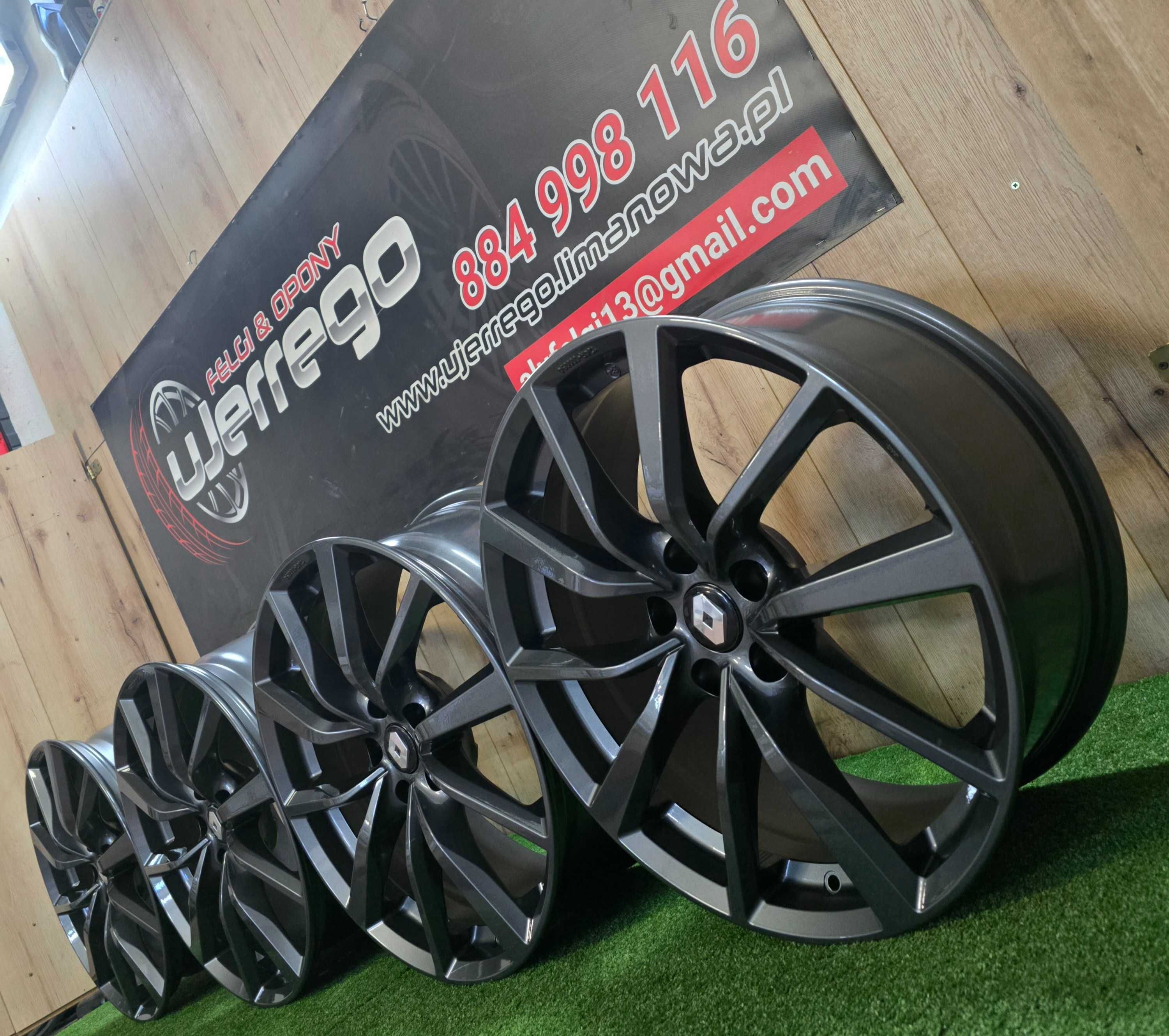 NOWE ALUFELGI RENAULT 19x5x114,3 - Austral,Clio,Talisman,Megane