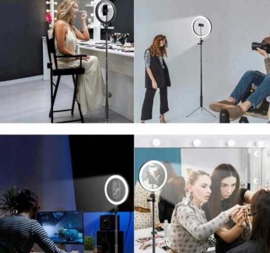 Profesjonalna LAMPA Pierścieniowa Statyw 220cm Led Ring 80W  (-20%)