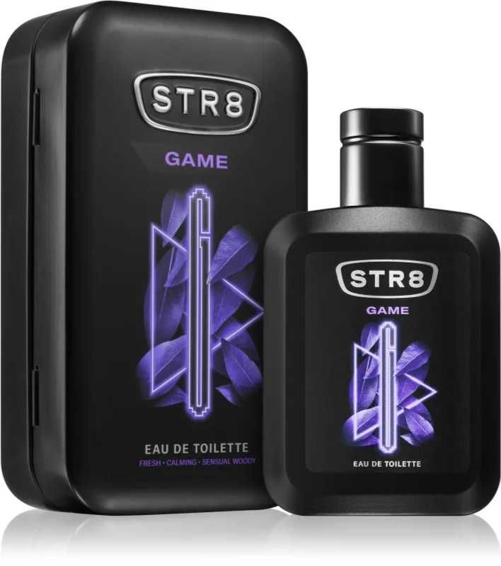 Perfumy STR8 GAME woda toaletowa 100ml metalowe pudełko ŚWIETNY ZAPACH