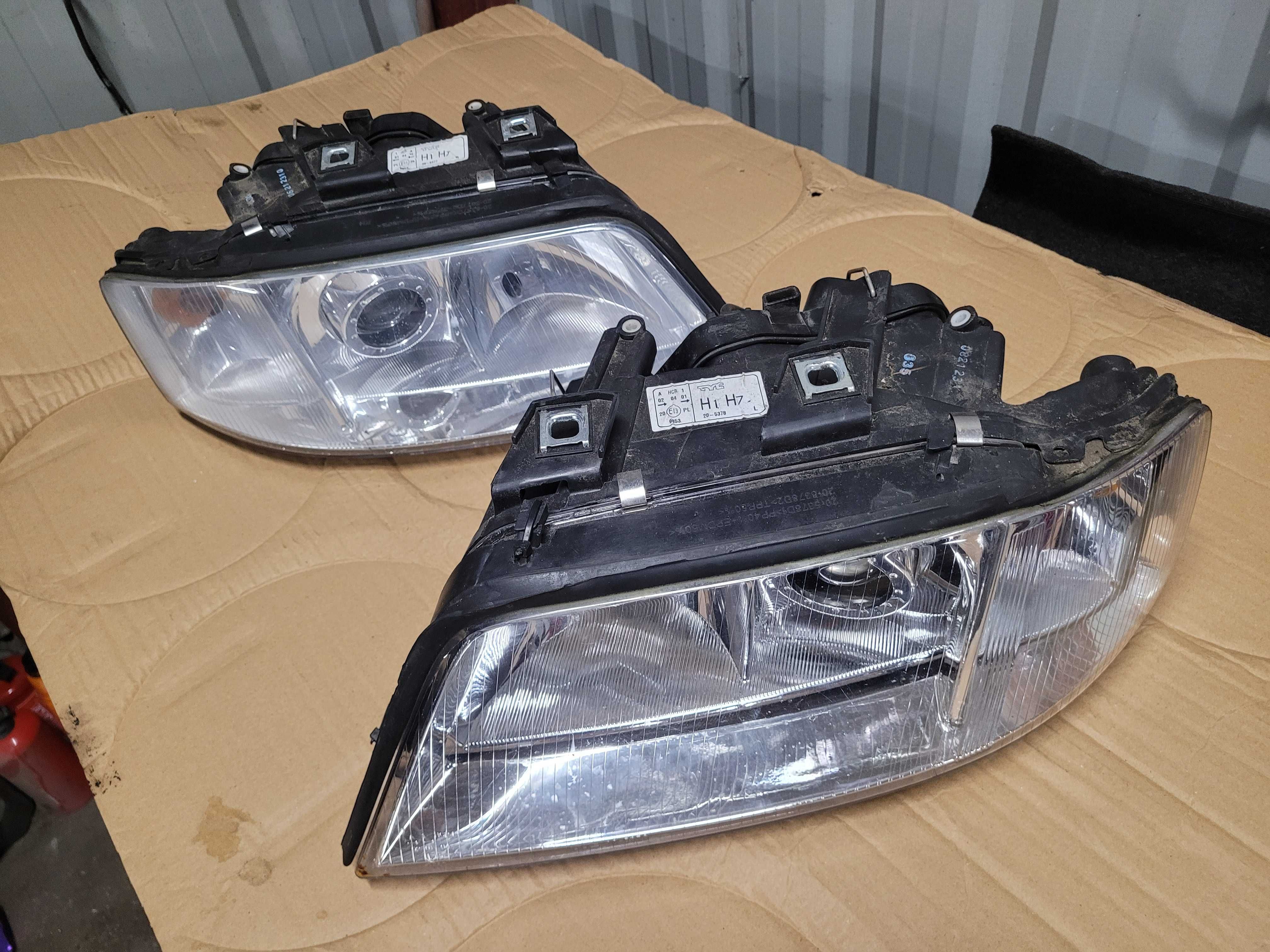 KSENON XENON lewy prawy przód przedni AUDI A6 C5 przed lift komplet