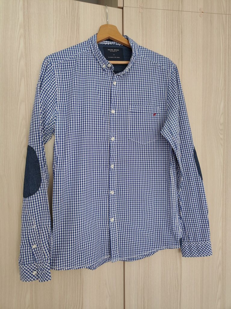 Zestaw 2szt. Męska koszula w kratkę M 38 Zara Reserved