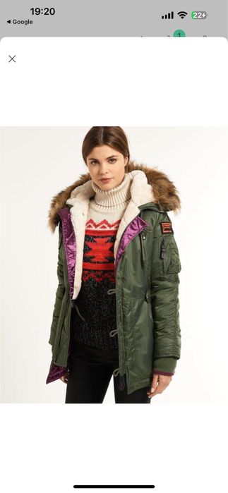 Парка жіноча Superdry розмір M