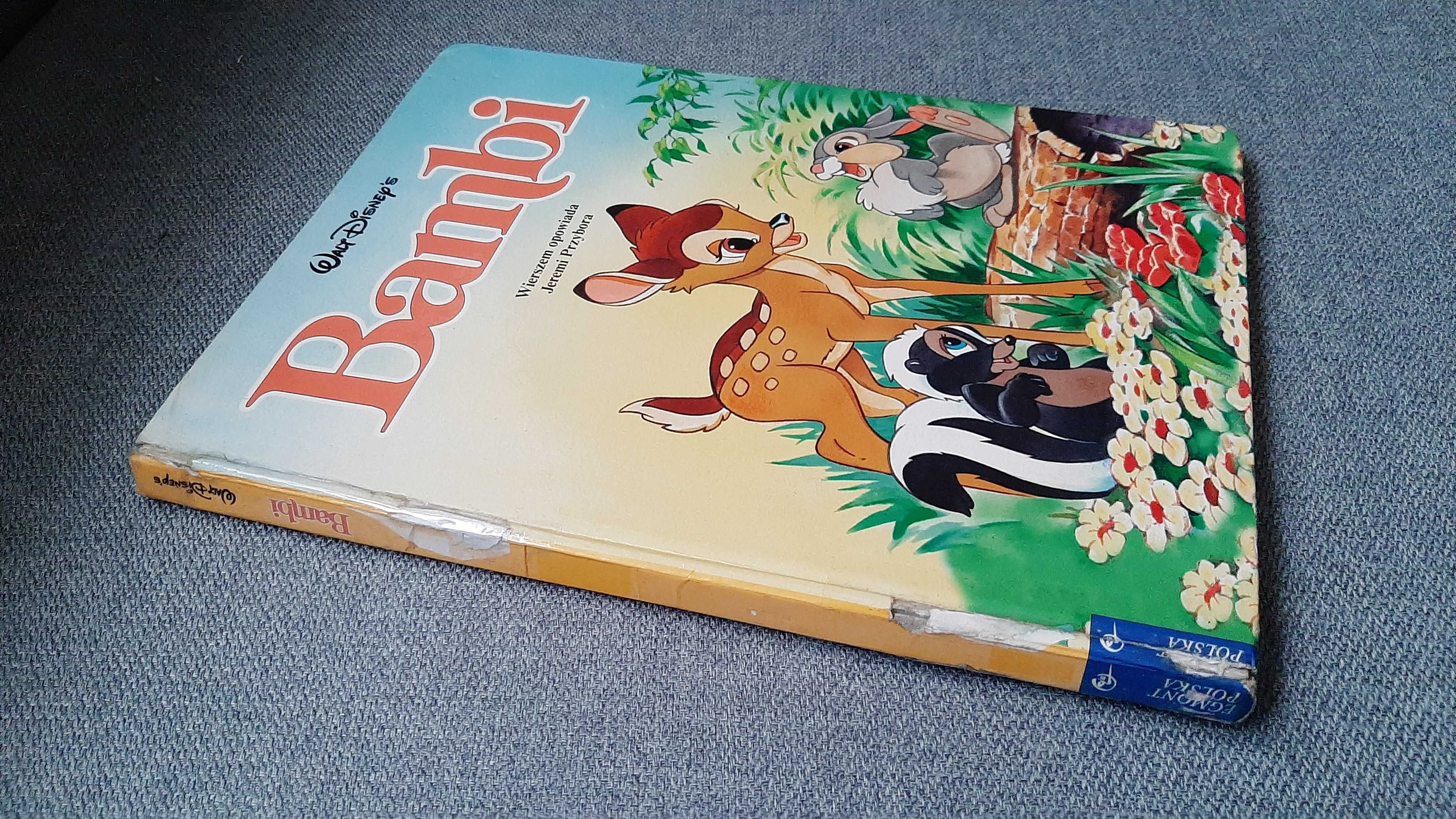 Walt Disney Bambi Format A4 EGMONT Twarda oprawa Jeremi Przybora