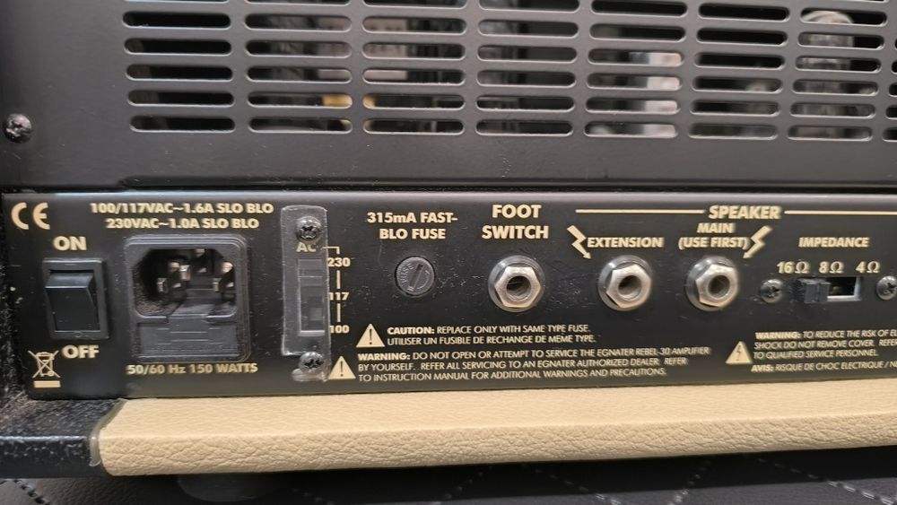 Egnater Rebel 30 - wzmacniacz gitarowy lampowy