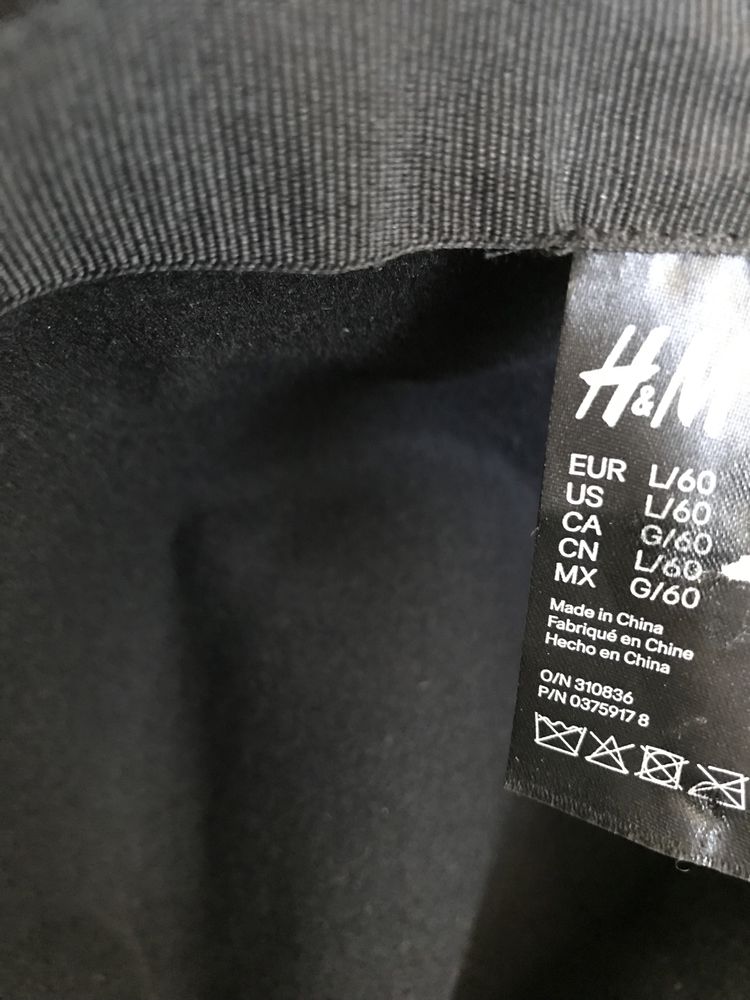 H&M kapelusz damski z filcowanej wełny
