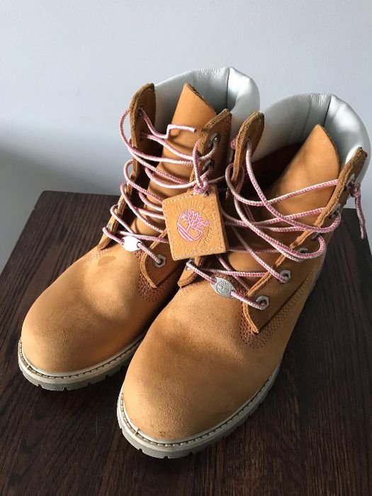 Personalizowane Oryginal Timberland 6INCH Botki z inicjałami MJ USA 38
