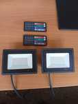 2 projetores coloridos 30w