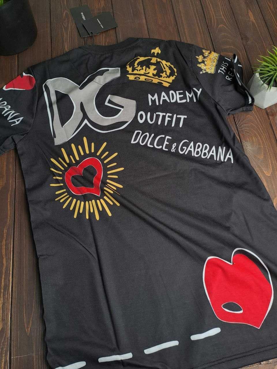 РОЗМІР М (48) футболка Dolce&Gabbana King сорочка дольче габана поло