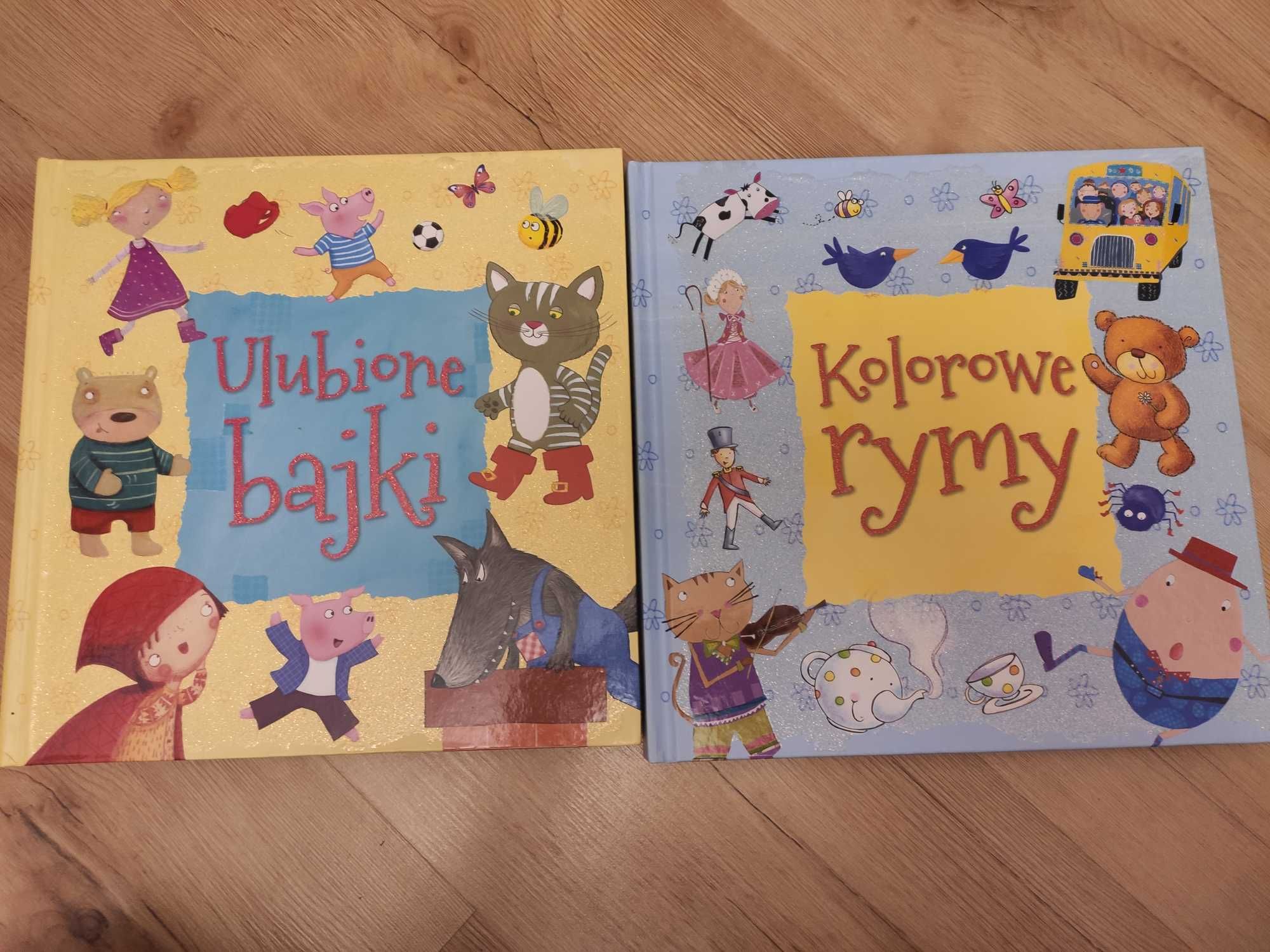 Dwie książki - Kolorowe Rymy, Ulubione bajki, wyd. Olesiejuk + GRATIS