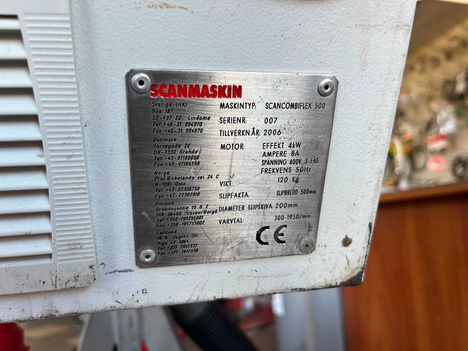 Szlifierka planetarna do betonu ScanMaskin SCANCOMBIFLEX 500