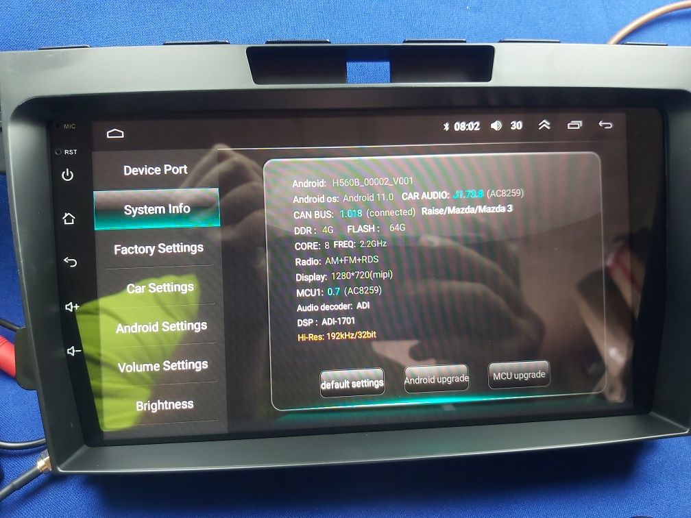 Автомагнітола Android Mazda CX-7 (Підтримка BOSE) 2/32Gb, 4/64Gb