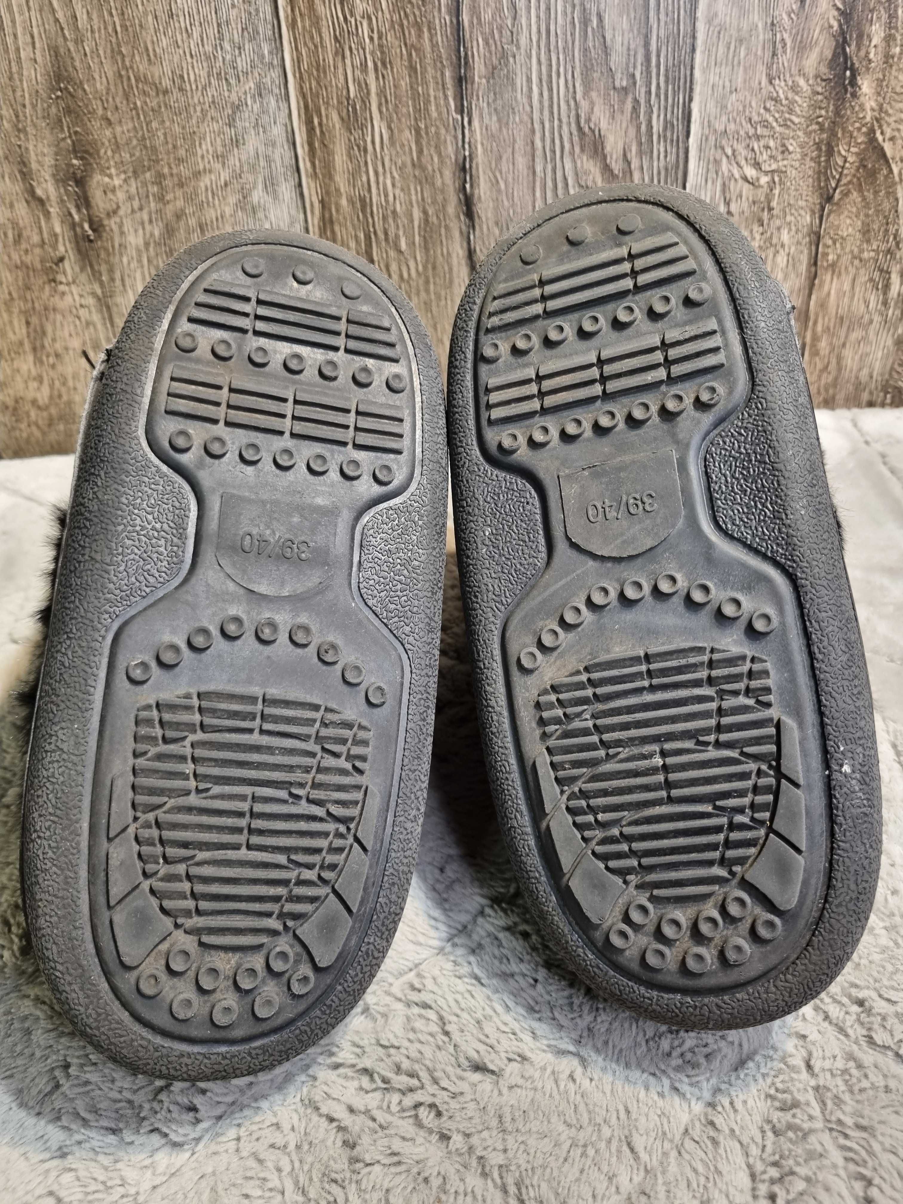 Czarne botki, śniegowce Prima Moda Massello, 39-40
