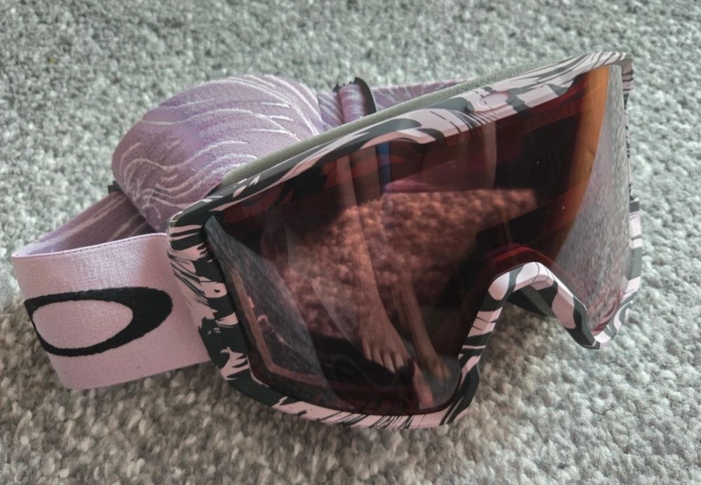 Oakley Line Miner L PRIZM Garnet – nowe gogle narciarskie komplet