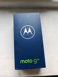 Pudełko Motorola g31 z ładowarką